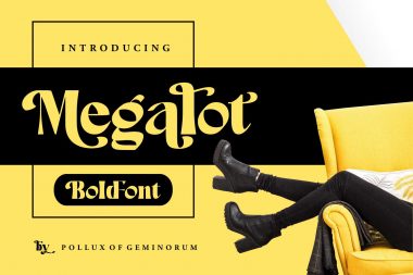 bold font megalot cover black shoes